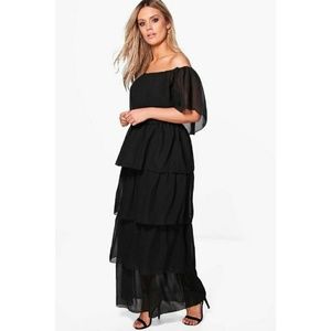 boohoo plus dresses plus size katrina layered maxi poshmark boohoo plus size